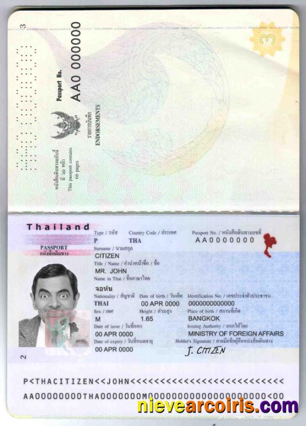 Thailand passport